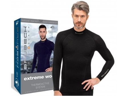 Brubeck Extreme Merino Wool męska koszulka termoaktywna