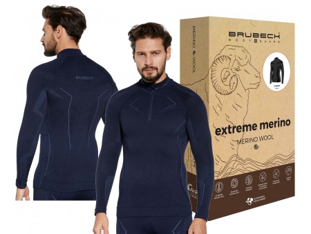 Brubeck Extreme Merino Wool męska koszulka termoaktywna