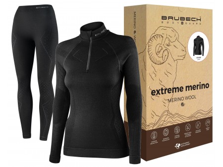 Brubeck Extreme Merino Wool damska termiczna bielizna termoaktywna