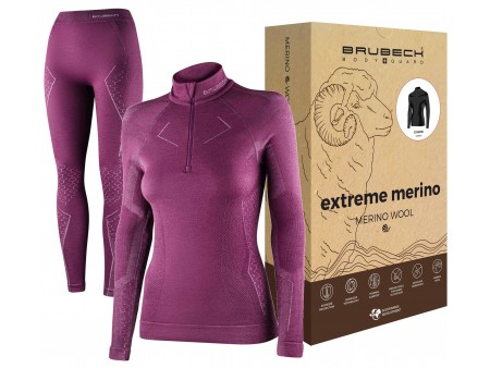 Brubeck Extreme Merino Wool damska termiczna bielizna termoaktywna