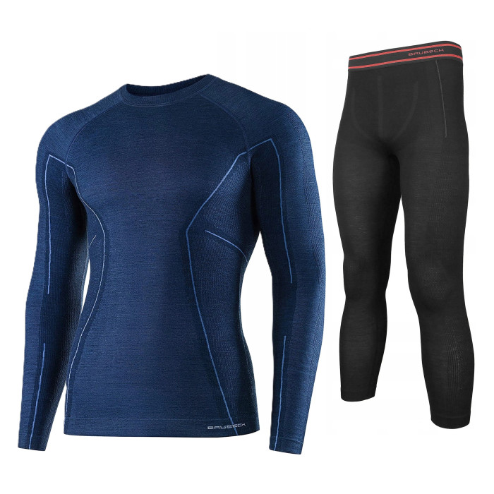 Active Wool kpl granatowy - czarny