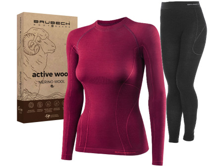 Active Wool - damski komplet bielizny termoaktywnej | komfort i ciepło