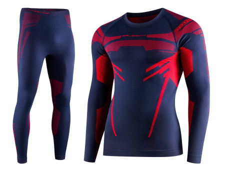 Brubeck DRY LS1570M LE1327M Komplet Bielizny Termoaktywnej Męskiej do Biegania