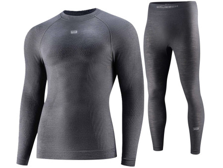 Brubeck Active Merino – męski komplet bielizny z wełną 70%