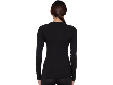 Brubeck Active – damska termoaktywna bluza z wełny Merino